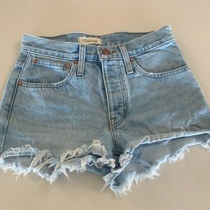 Madewell Relaxed Denim Shorts Size 23